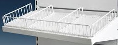 Wire shelf fronts for Supermarket Retail Shelving